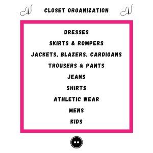 Closet Organziation